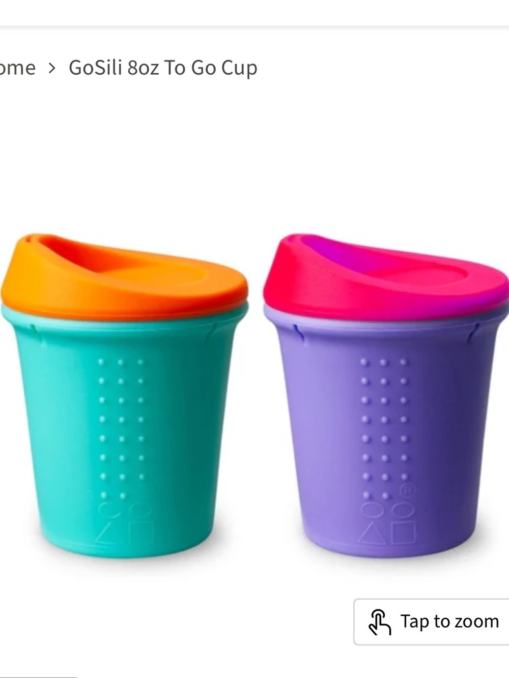 Bundle Go Sili 8oz Cups + tons of lids + one Beaba cup